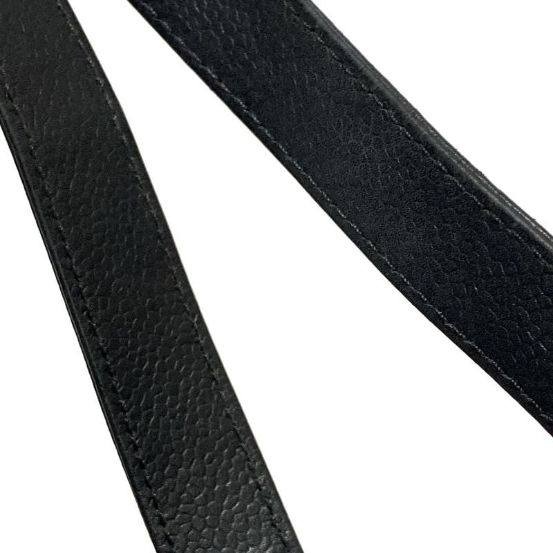 Chanel Shoulder Bag Chocolate Bar Black