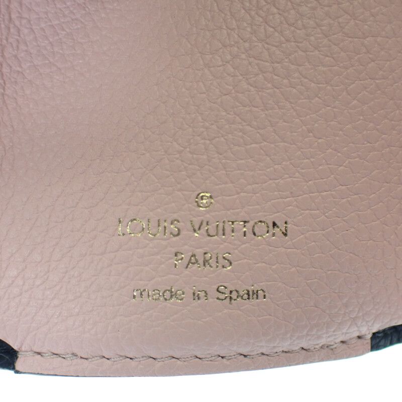 Louis Vuitton Portefeuille Lock Mini M80984 Trifold Wallet Grain Calf Leather