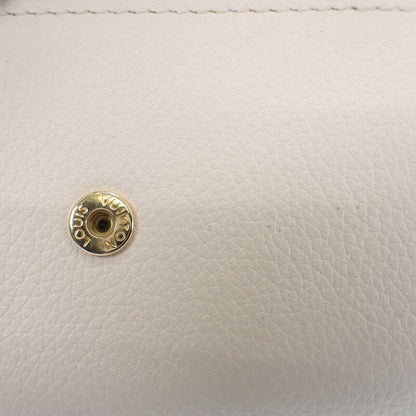 Louis Vuitton Portefeuille Lock Mini M80984 Trifold Wallet Grain Calf Leather