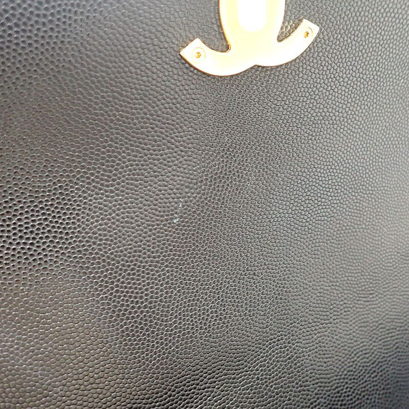 Chanel Small Flap Bag As4908 Shoulder Bag Caviar Skin Black Gold Hardware