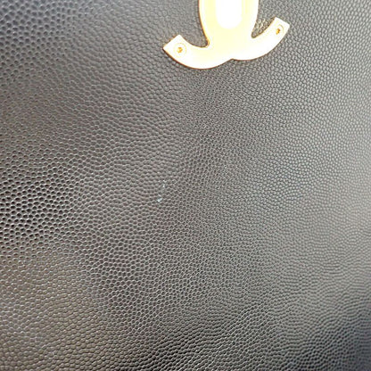 Chanel Small Flap Bag As4908 Shoulder Bag Caviar Skin Black Gold Hardware