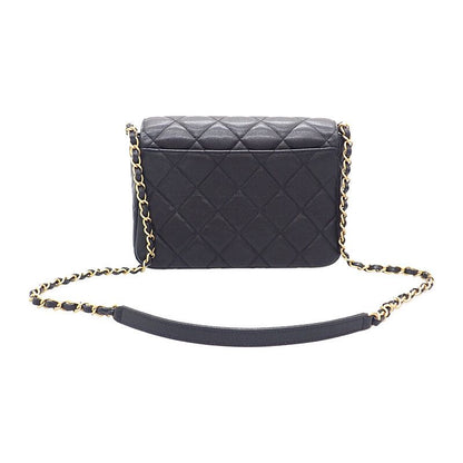Chanel Small Flap Bag As4908 Shoulder Bag Caviar Skin Black Gold Hardware
