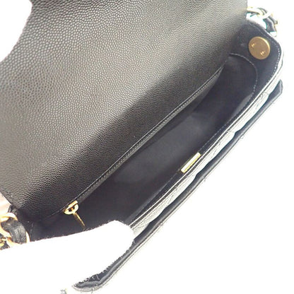 Chanel Small Flap Bag As4908 Shoulder Bag Caviar Skin Black Gold Hardware