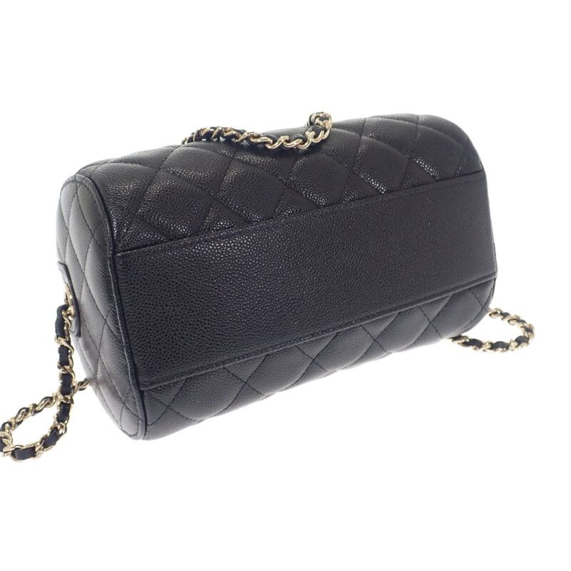 Chanel Matelasse Mini Boston 2025ss Ap4474 B10583 2WAY Bag Shoulder Bag Caviar