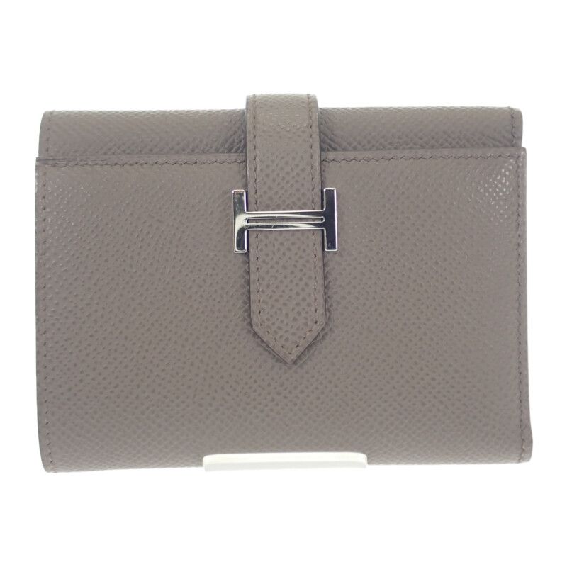 Hermes Bearn Combination Nevelso K Engraved Trifold Wallet Vaux Epson Etan