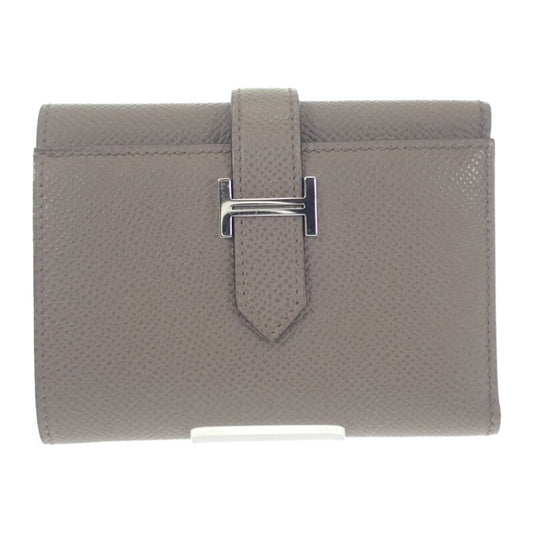 Hermes Bearn Combination Nevelso K Engraved Trifold Wallet Vaux Epson Etan