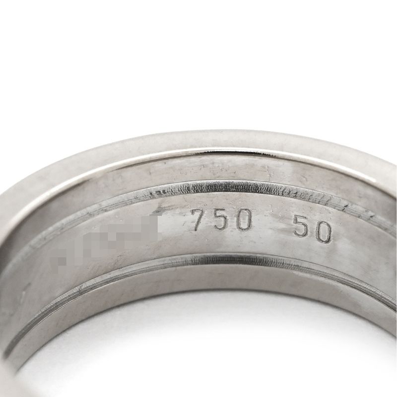 Cartier Ring C2ring Sm 18k White Gold White Gold #50 C Deux 2c Au750 18k Gold C