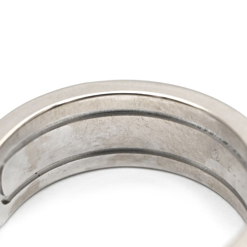 Cartier Ring C2ring Sm 18k White Gold White Gold #50 C Deux 2c Au750 18k Gold C