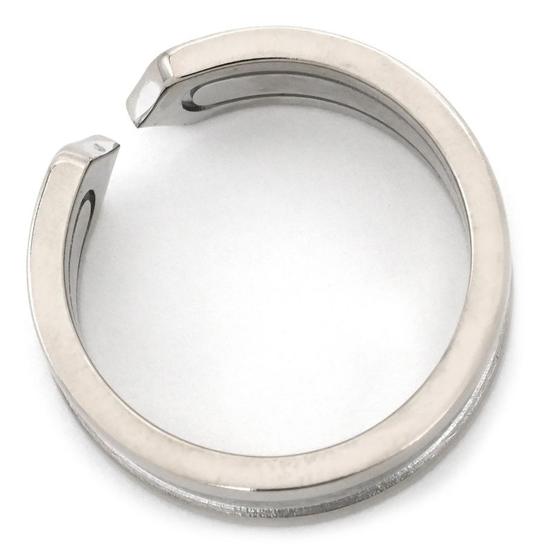 Cartier Ring C2ring Sm 18k White Gold White Gold #50 C Deux 2c Au750 18k Gold C