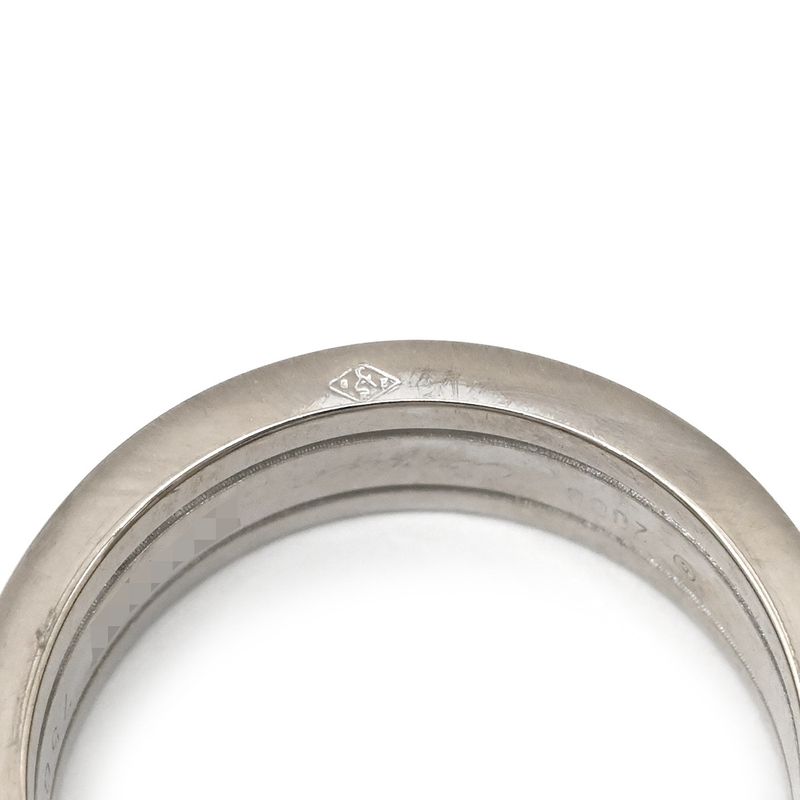 Cartier Ring C2ring Sm 18k White Gold White Gold #50 C Deux 2c Au750 18k Gold C