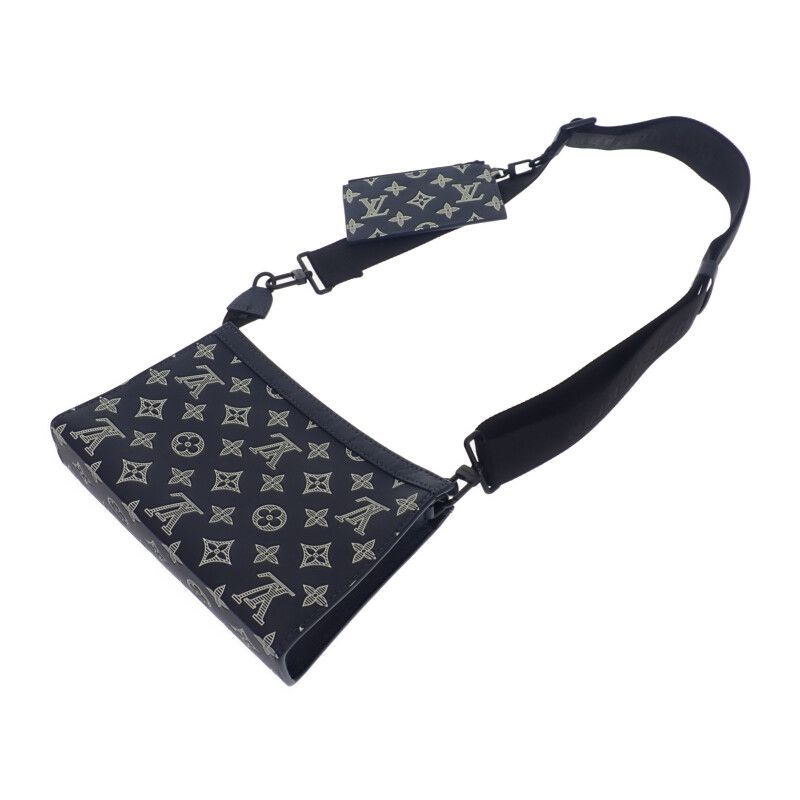 Louis Vuitton Gaston Wearable Wallet M83384 Monogram - Shadow Leather Navy