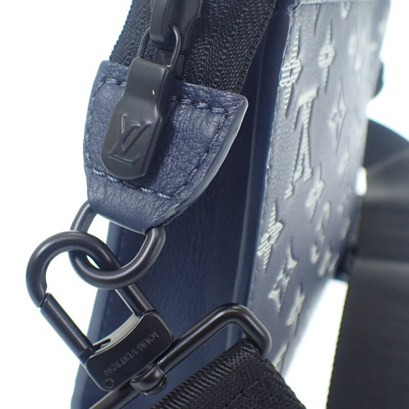 Louis Vuitton Gaston Wearable Wallet M83384 Monogram - Shadow Leather Navy