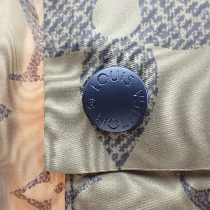 Louis Vuitton Monogram Half Length Coat 36 Nylon Jacket Outerwear Nylon Brown