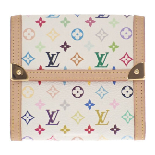 Louis Vuitton Porte Monnaie Vieux Carte Cles Di Trifold Wallet Bron Takashi