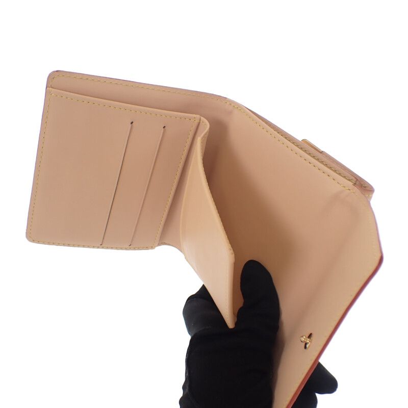 Louis Vuitton Porte Monnaie Vieux Carte Cles Di Trifold Wallet Bron Takashi