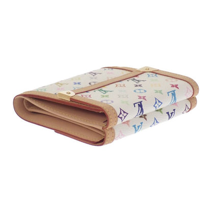 Louis Vuitton Porte Monnaie Vieux Carte Cles Di Trifold Wallet Bron Takashi