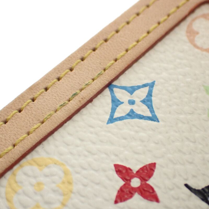 Louis Vuitton Porte Monnaie Vieux Carte Cles Di Trifold Wallet Bron Takashi