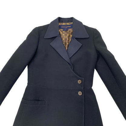 Louis Vuitton Outerwear Black Brown Monogram Coat