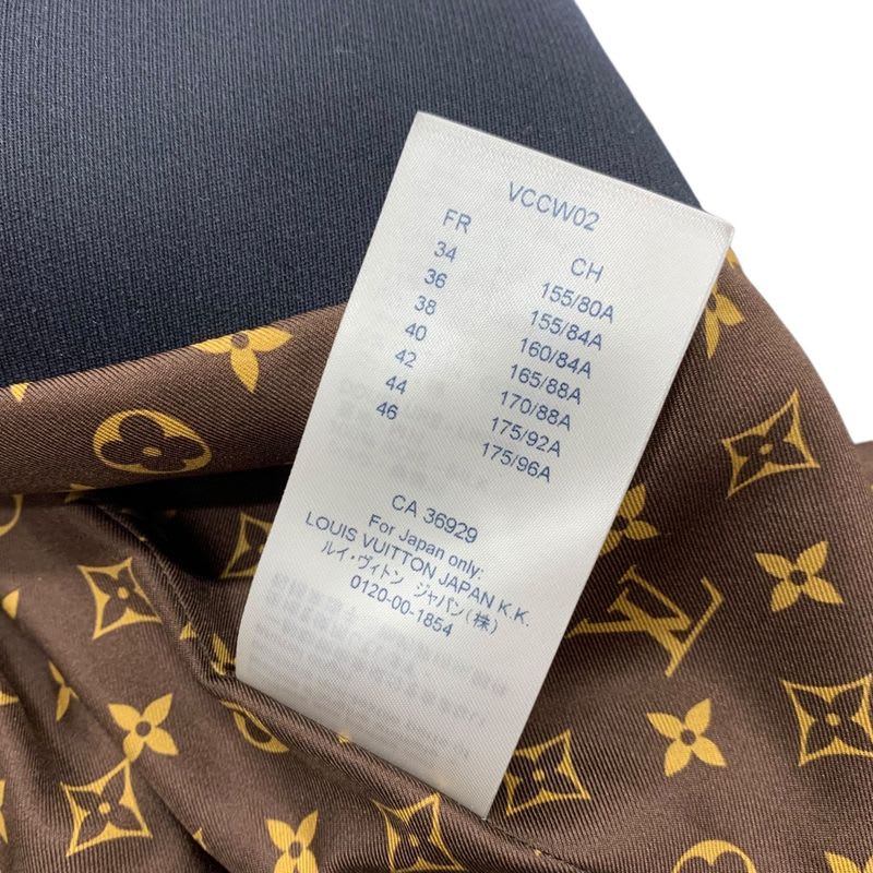 Louis Vuitton Outerwear Black Brown Monogram Coat
