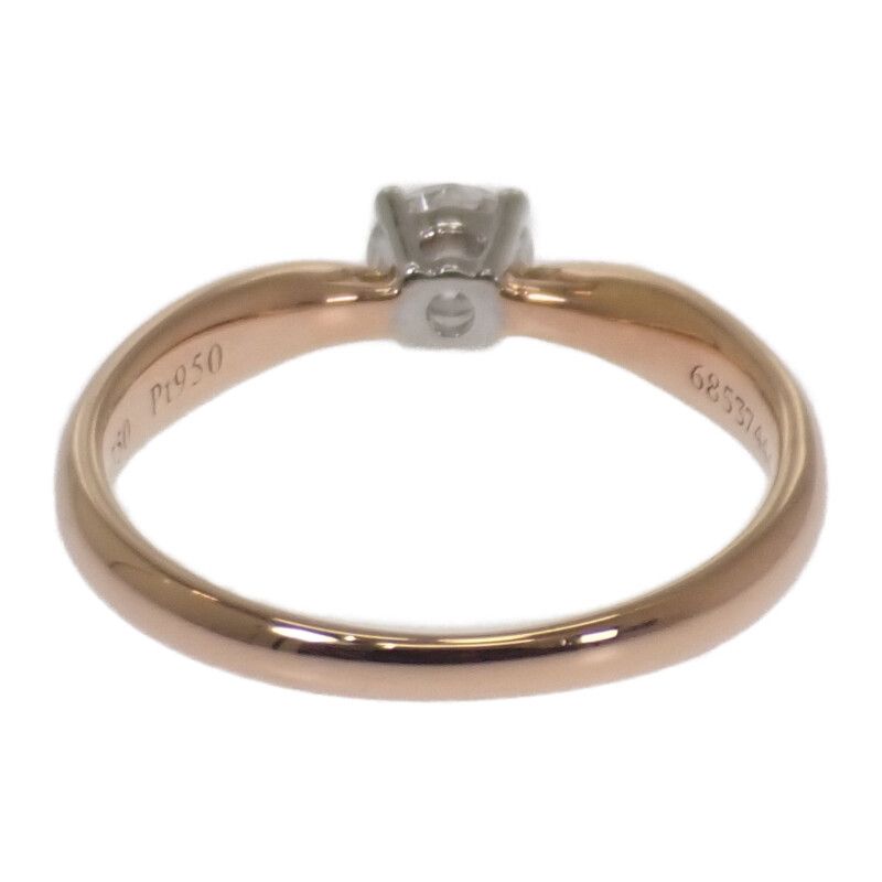 Tiffany & Co Tiffany & Co Harmony No 9 Ring 18K Pink Gold Pt950platinum Diamond