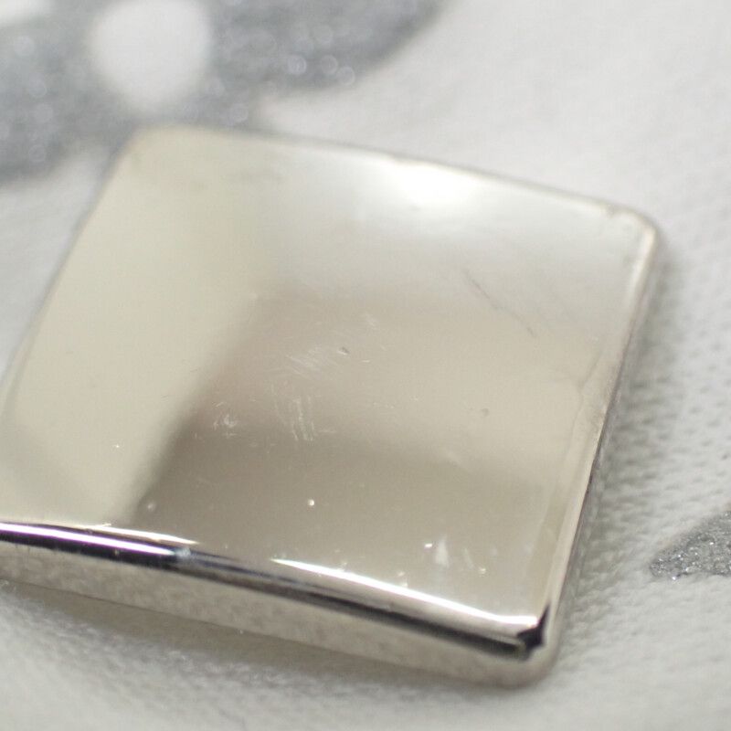 Louis Vuitton Silver Monogram T-shirt L Short Sleeve T-shirt Crew Neck Cotton