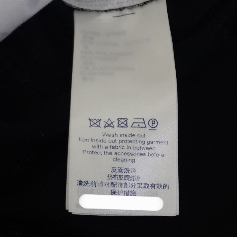 Louis Vuitton Silver Monogram T-shirt L Short Sleeve T-shirt Crew Neck Cotton