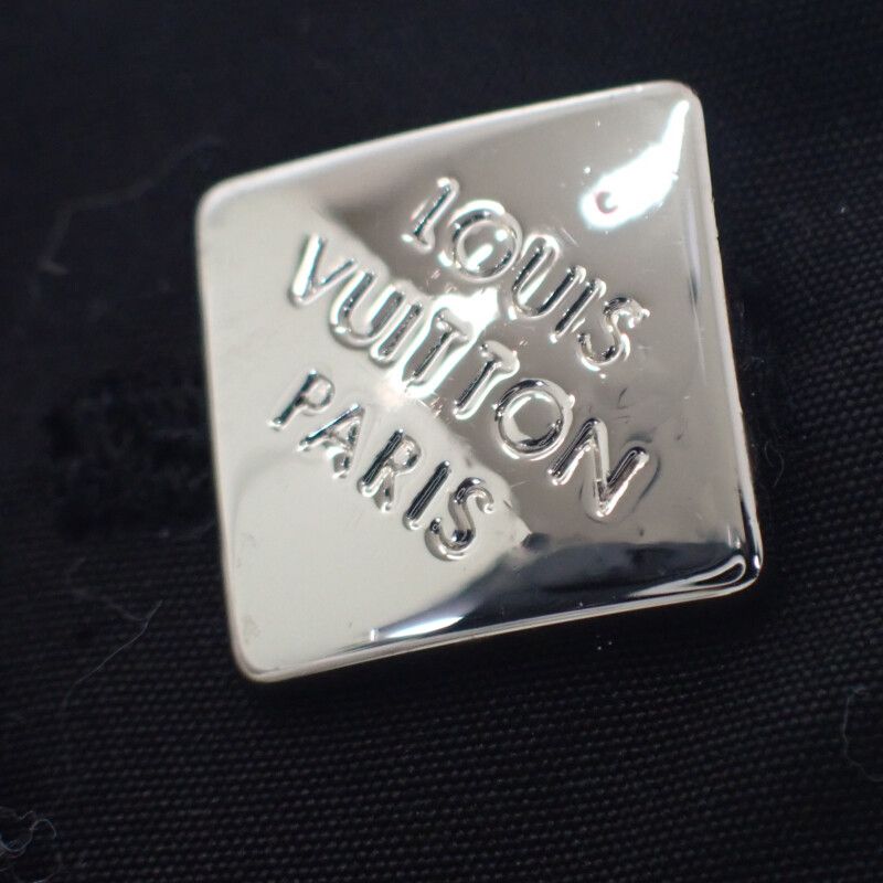 Louis Vuitton Silver Monogram T-shirt L Short Sleeve T-shirt Crew Neck Cotton