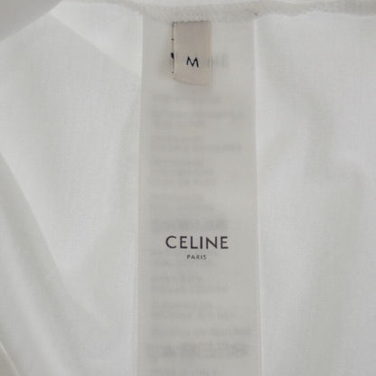 Celine Loose T-shirt M 2x681671q.01cc Short Sleeve T-shirt Cotton Chalk Black