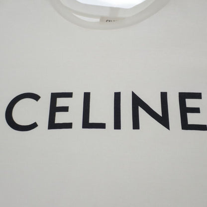 Celine Loose T-shirt M 2x681671q.01cc Short Sleeve T-shirt Cotton Chalk Black