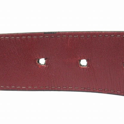 Bottega Veneta Intrecciato Leather Belt Square Buckle Size 85cm (33.46in) 34in