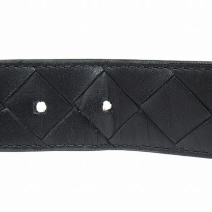 Bottega Veneta Intrecciato Leather Belt Square Buckle Size 85cm (33.46in) 34in