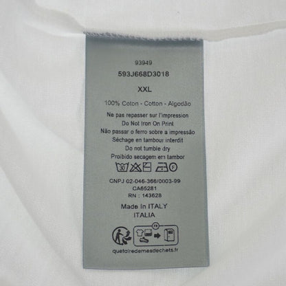 Christian DIOR Montaigne XXL 593j668d3018 Short Sleeve T-shirt Crew Neck Cotton