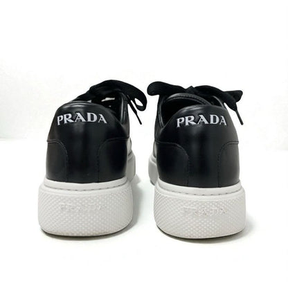 Prada Sneakers Shoes Leather Black Logo