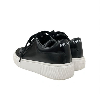 Prada Sneakers Shoes Leather Black Logo