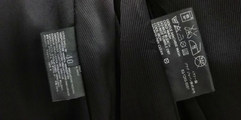 Prada Stencollar Long Coat Polyester Cotton 40 Black