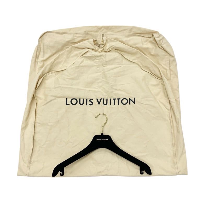 Louis Vuitton Dress Cotton Gray Black Tweed 22 SS