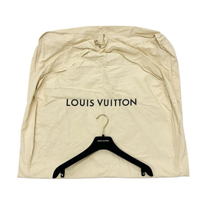 Louis Vuitton Dress Cotton Gray Black Tweed 22 SS