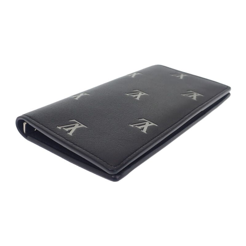 Louis Vuitton Portefeuille Brazza NM M83190 Long Wallet Calf Leather Black