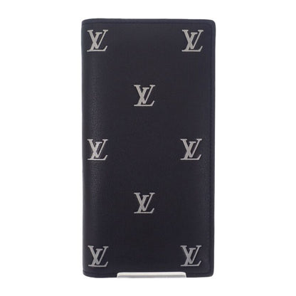 Louis Vuitton Portefeuille Brazza NM M83190 Long Wallet Calf Leather Black