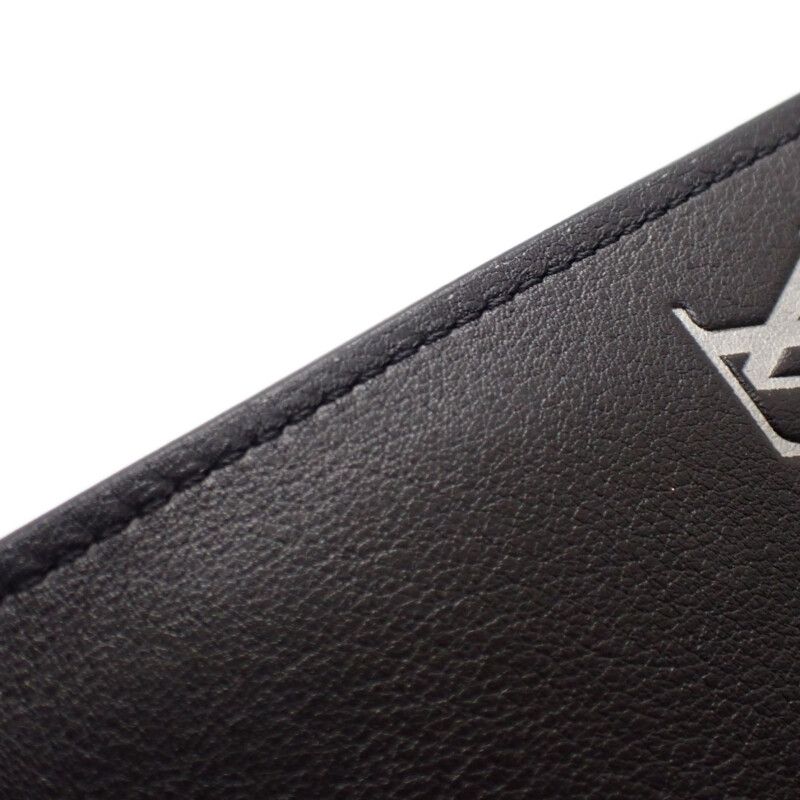 Louis Vuitton Portefeuille Brazza NM M83190 Long Wallet Calf Leather Black