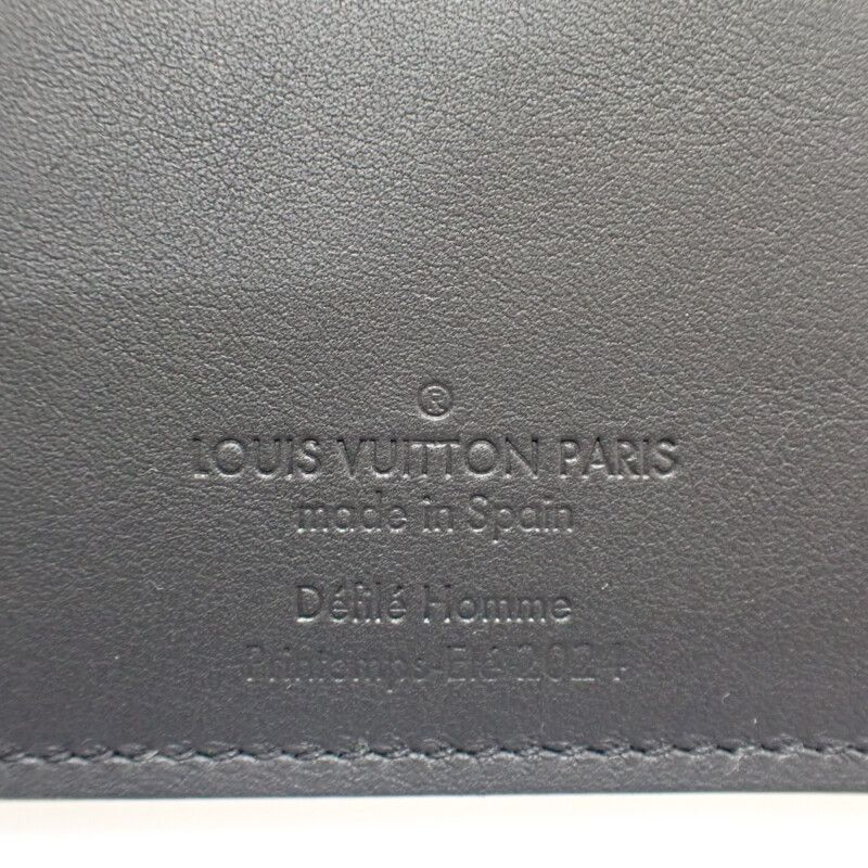 Louis Vuitton Portefeuille Brazza NM M83190 Long Wallet Calf Leather Black