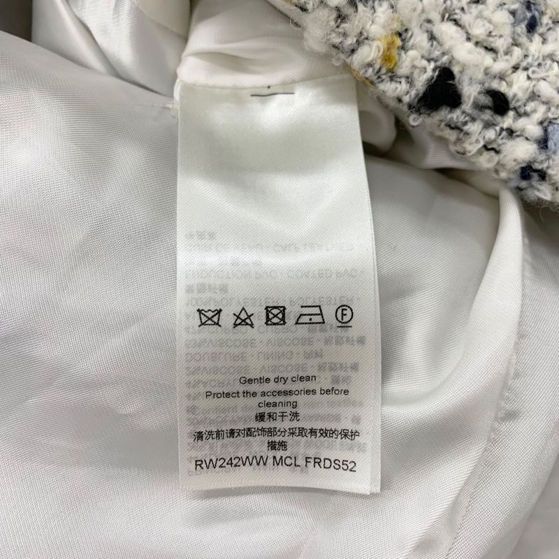 Louis Vuitton Dress Multicolor Boucles Tweed A-line Dress Monogram Sleeveless