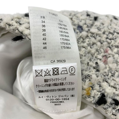 Louis Vuitton Dress Multicolor Boucles Tweed A-line Dress Monogram Sleeveless