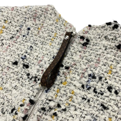 Louis Vuitton Dress Multicolor Boucles Tweed A-line Dress Monogram Sleeveless