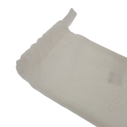 Gucci Logo Zip 835073aae1w1000 Card Case Coin Case Calfskin Black Silver