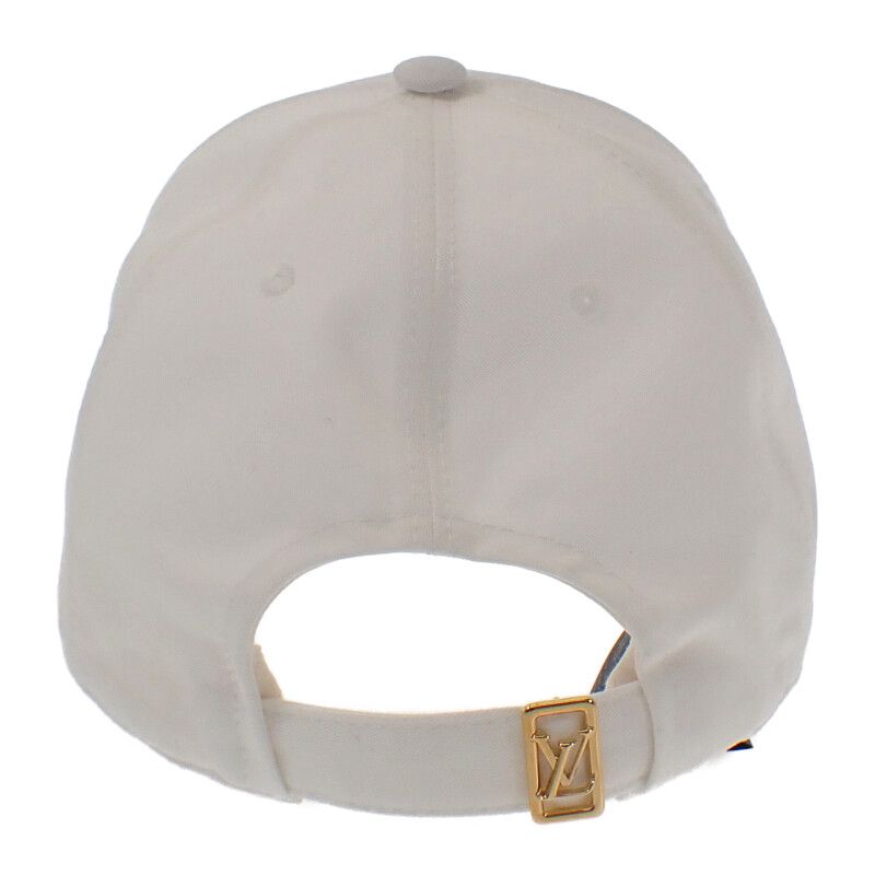Louis Vuitton Cap My LV Paris M M7592m Cap Cotton White Pink Gold Hardware
