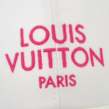 Louis Vuitton Cap My LV Paris M M7592m Cap Cotton White Pink Gold Hardware