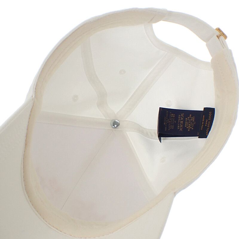 Louis Vuitton Cap My LV Paris M M7592m Cap Cotton White Pink Gold Hardware