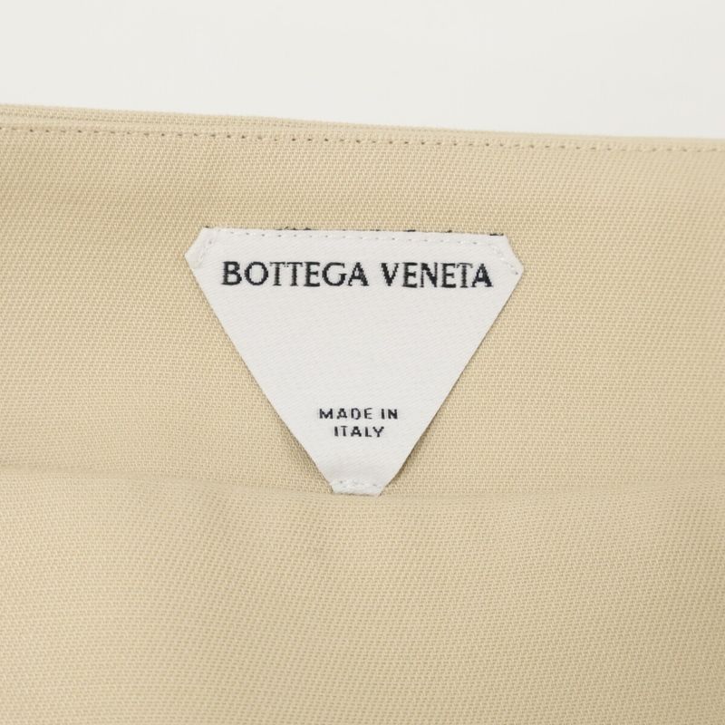 Bottega Veneta Beige 23 Years 744509 V0bt0 Cotton Skirt 38