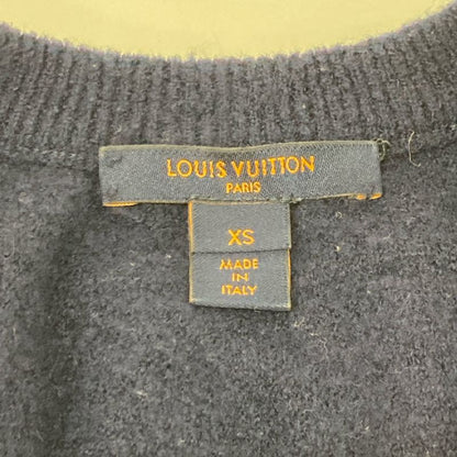 Louis Vuitton Rw202w XZX Fjkd09 Navy Knit Sleeveless Dress XS
